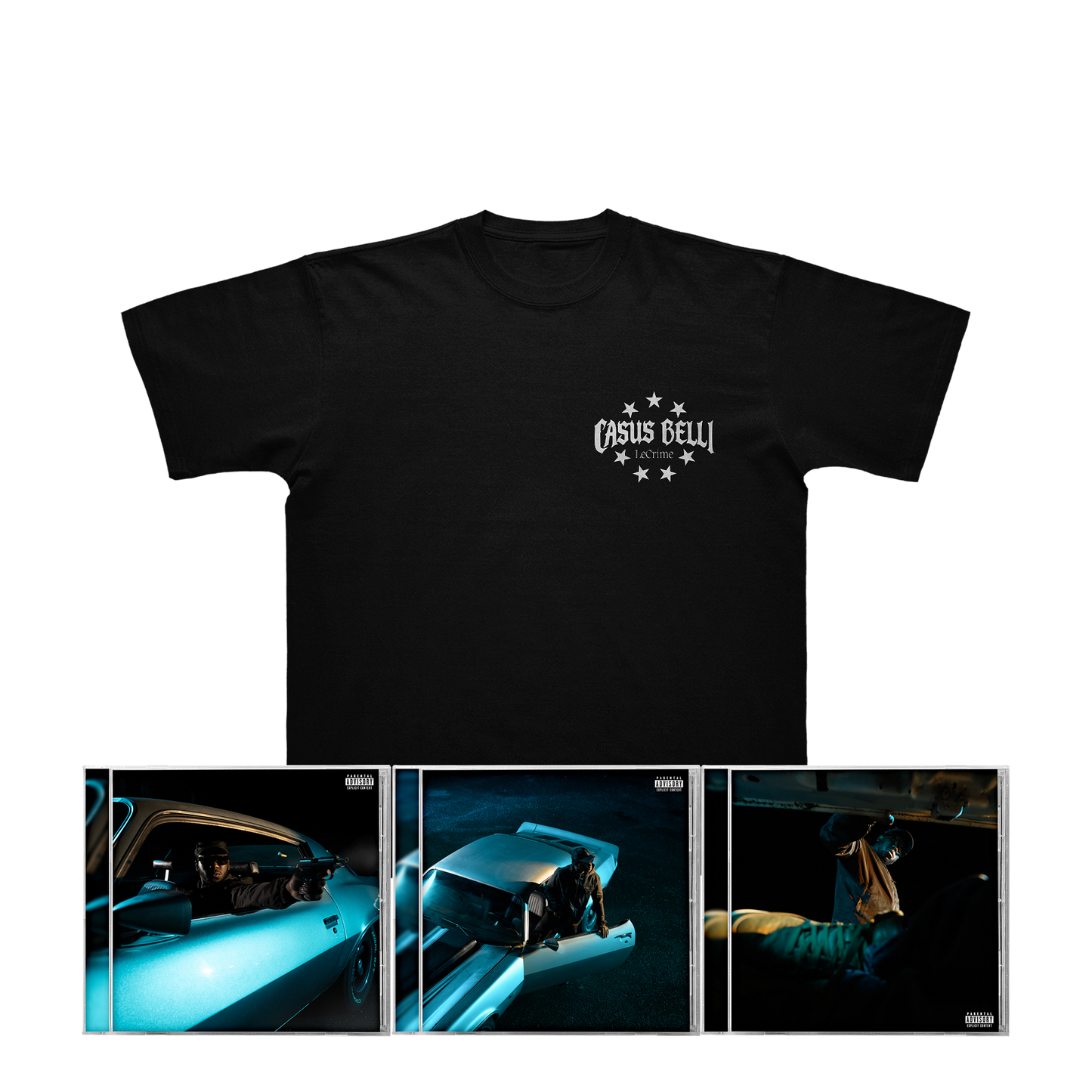 Tee-shirt CASUS BELLI + pack 3 CDs (standard, collector, deluxe)